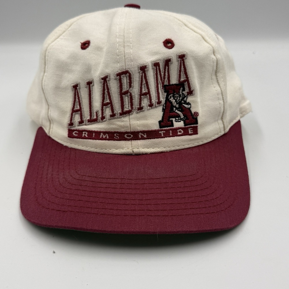 Alabama Crimson Tide Hat Snapback Big Al Logo The Signature 90s 80s Vintage
